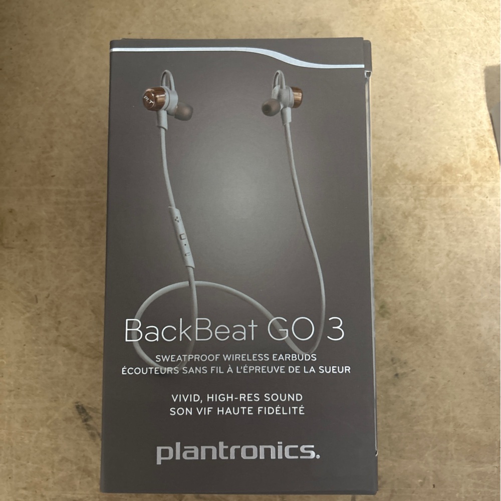 Beige Wireless Earbuds